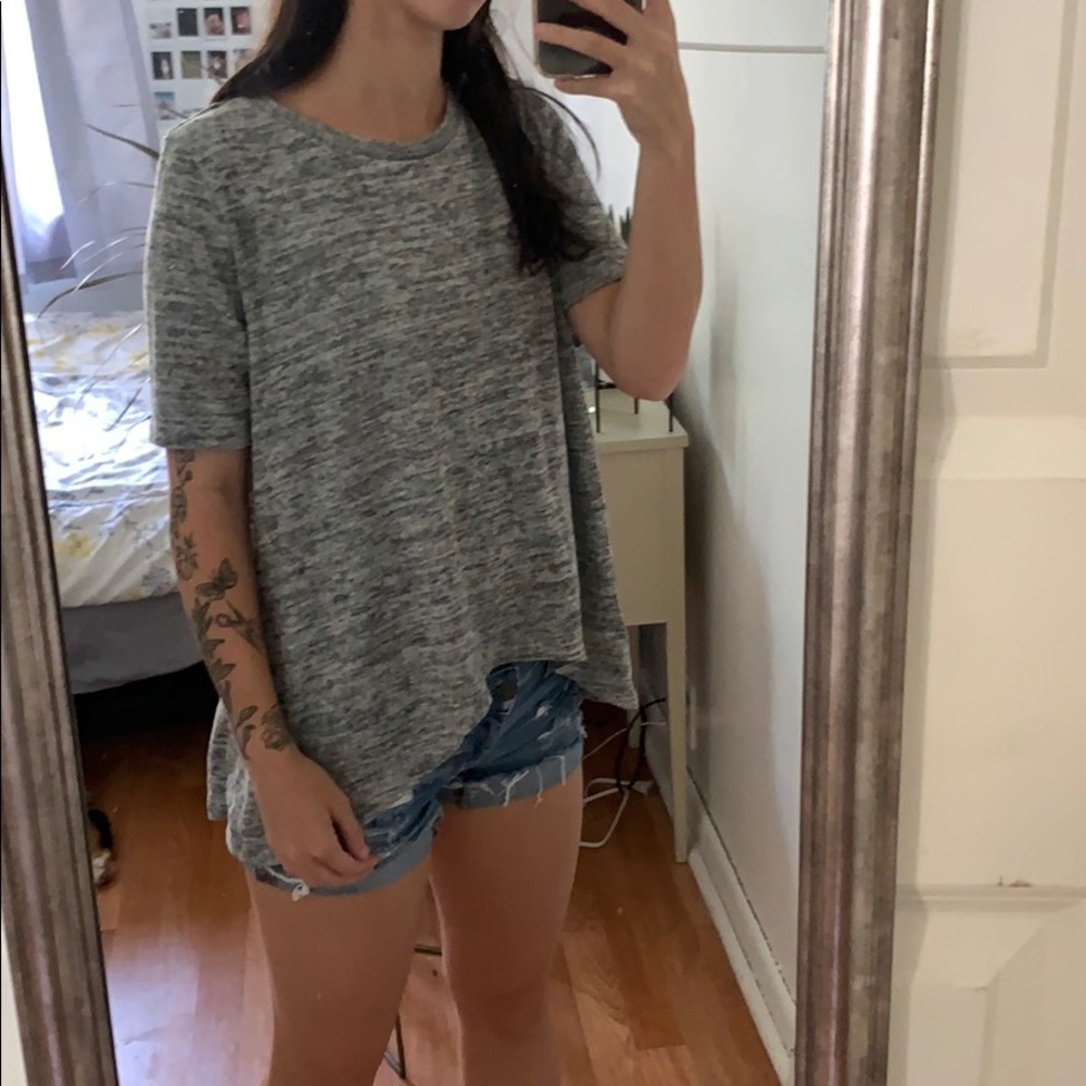 Open back tee